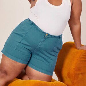 Big Bud Press Work Shorts Size XL, Marine Blue